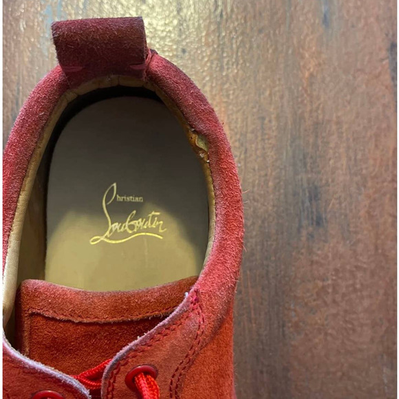 Authentic Louboutin Men's Spike Sneakers Sz 42 - Picture 7 of 11